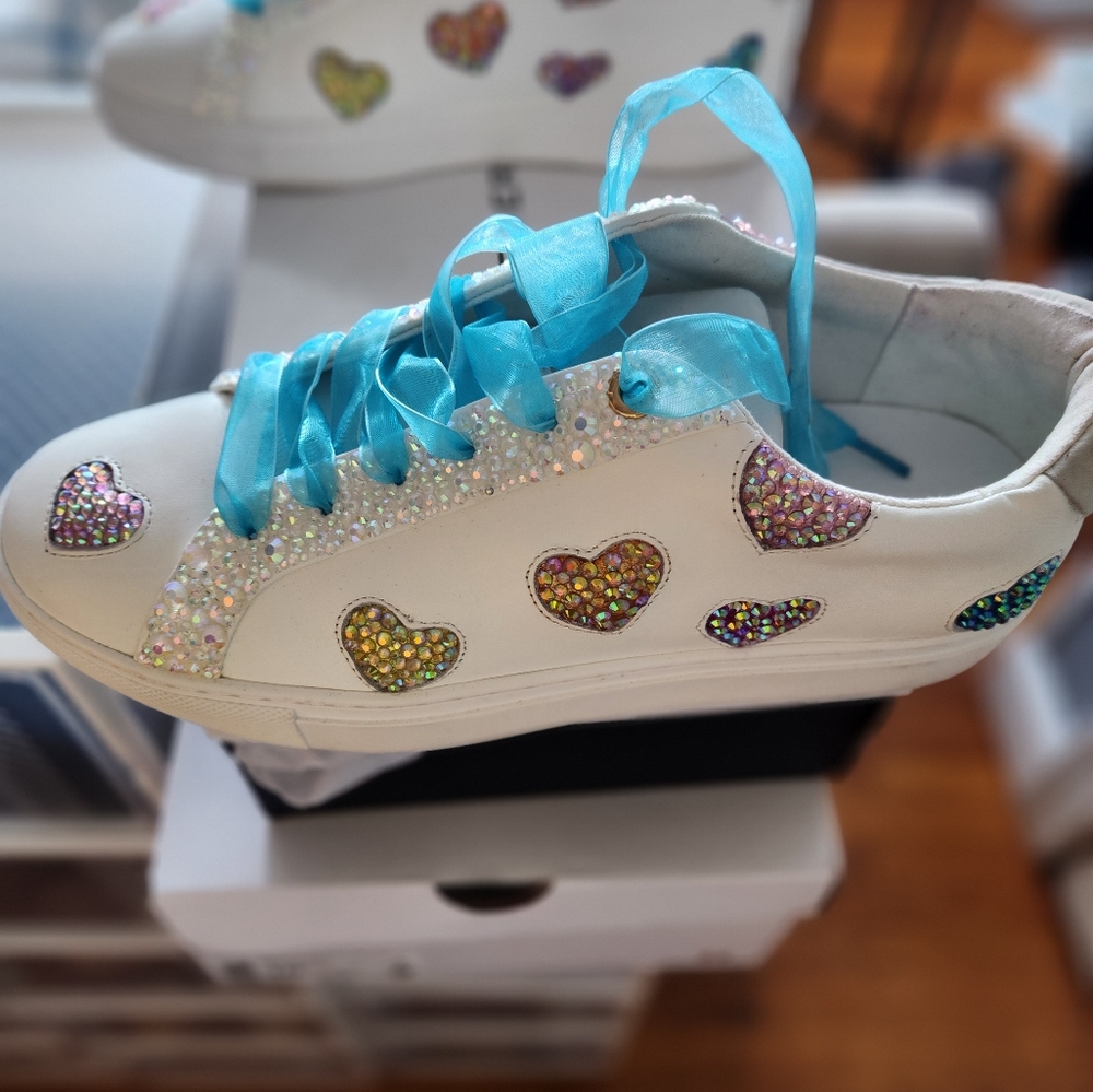 Kurt Geiger Custom Bling Sneakers